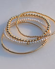 Vivian Grace Jewelry Bracelet 2.5mm Gold Bead Bracelet - 14k Gold Filled