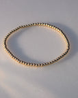 Vivian Grace Jewelry Bracelet 2.5mm Gold Bead Bracelet - 14k Gold Filled