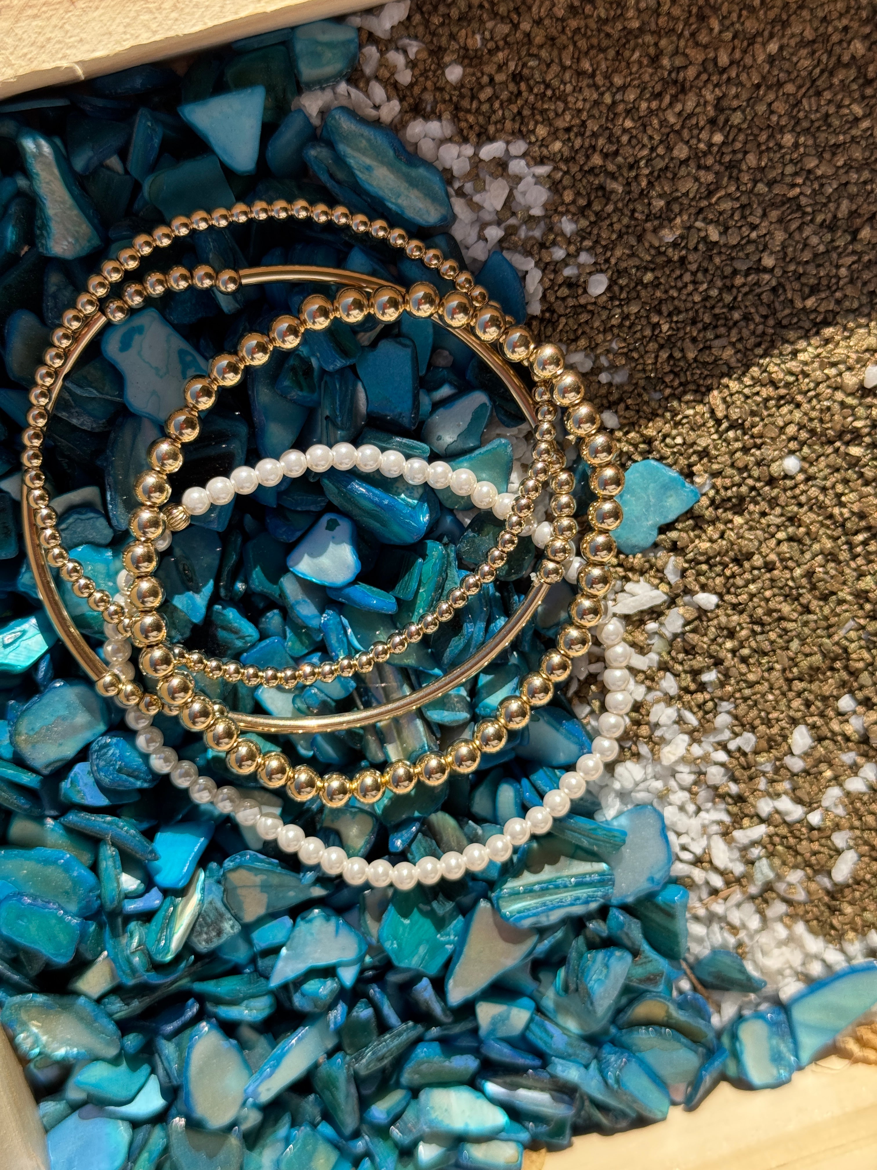 Vivian Grace Jewelry Bracelet 2.5mm Gold Bead Bracelet - 14k Gold Filled