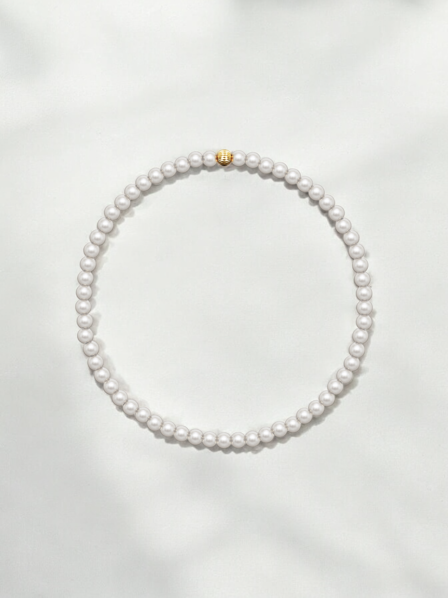 Vivian Grace Jewelry Bracelet 3mm Crystal Pearl Bracelet