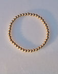 Vivian Grace Jewelry Bracelet 4mm Gold Bead Bracelet - 14k Gold Filled