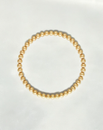 Vivian Grace Jewelry Bracelet 4mm Gold Bead Bracelet - 14k Gold Filled