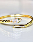 Vivian Grace Jewelry Bracelet Gold Gold Snake Cuff Bracelet