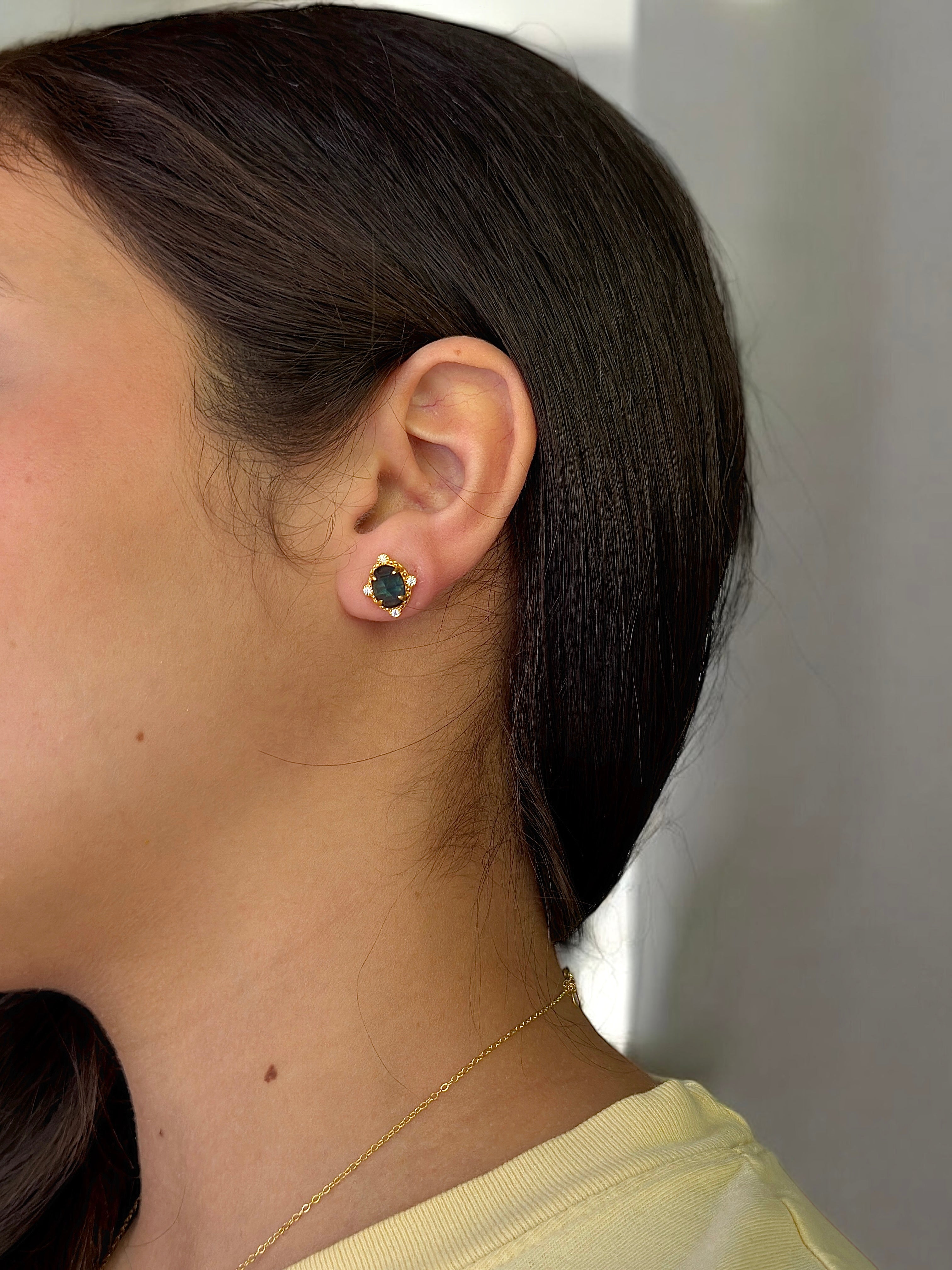 Vivian Grace Jewelry Earrings Ocean Versailles Stud Earrings