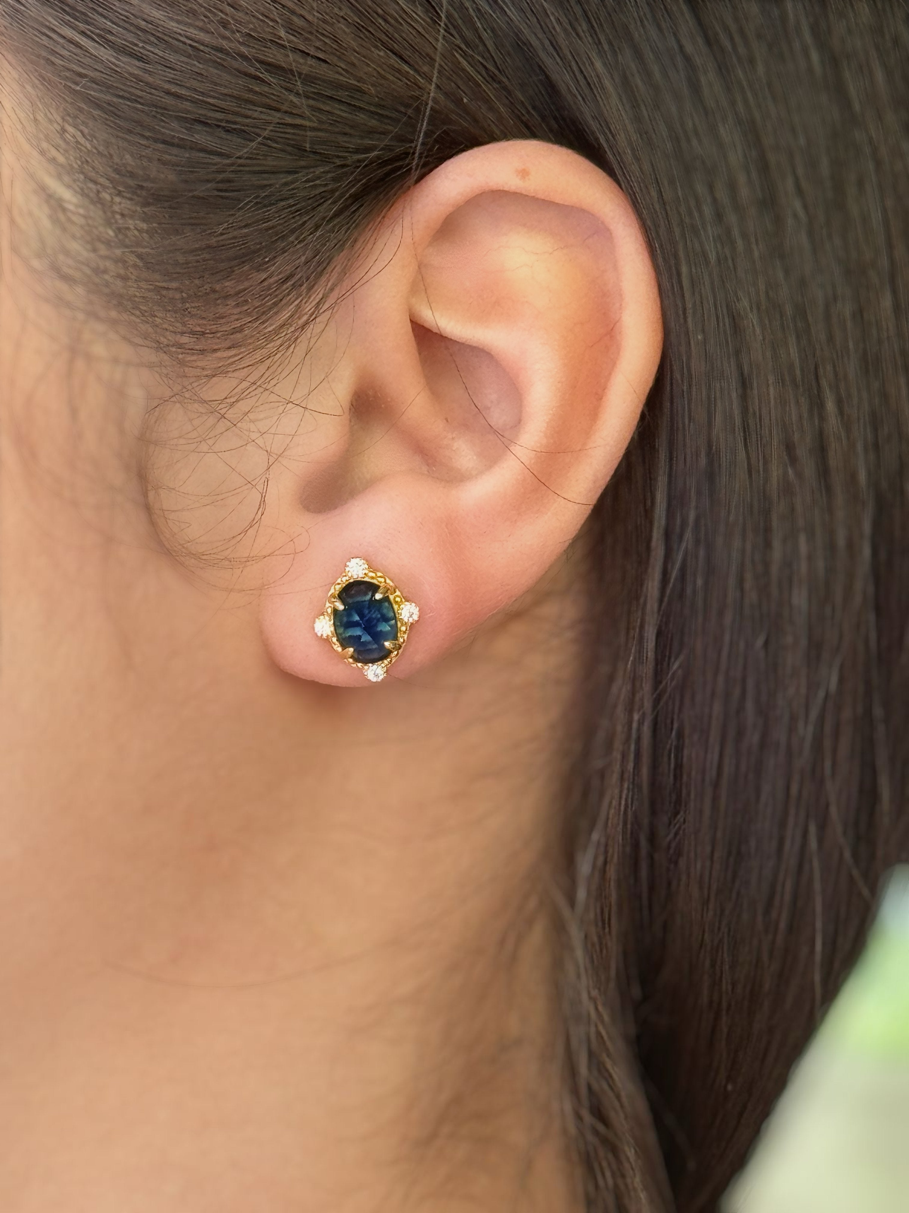 Vivian Grace Jewelry Earrings Ocean Versailles Stud Earrings