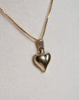 Vivian Grace Jewelry Necklace 14k Gold Filled Puff Heart Necklace