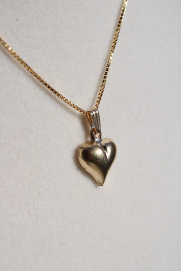 Vivian Grace Jewelry Necklace 14k Gold Filled Puff Heart Necklace