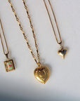 Vivian Grace Jewelry Necklace 14k Gold Filled Puff Heart Necklace