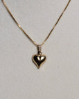 Vivian Grace Jewelry Necklace 14k Gold Filled Puff Heart Necklace