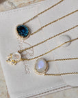 Vivian Grace Jewelry Necklace Ava Moonstone & Topaz Necklace