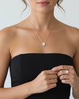 Vivian Grace Jewelry Necklace Ava Moonstone & Topaz Necklace