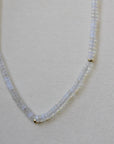 Vivian Grace Jewelry Necklace Clear Moon Crystal Beaded Necklace