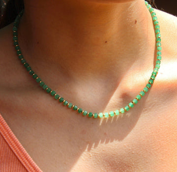 Vivian Grace Jewelry Necklace Gemstone Heishi Necklace