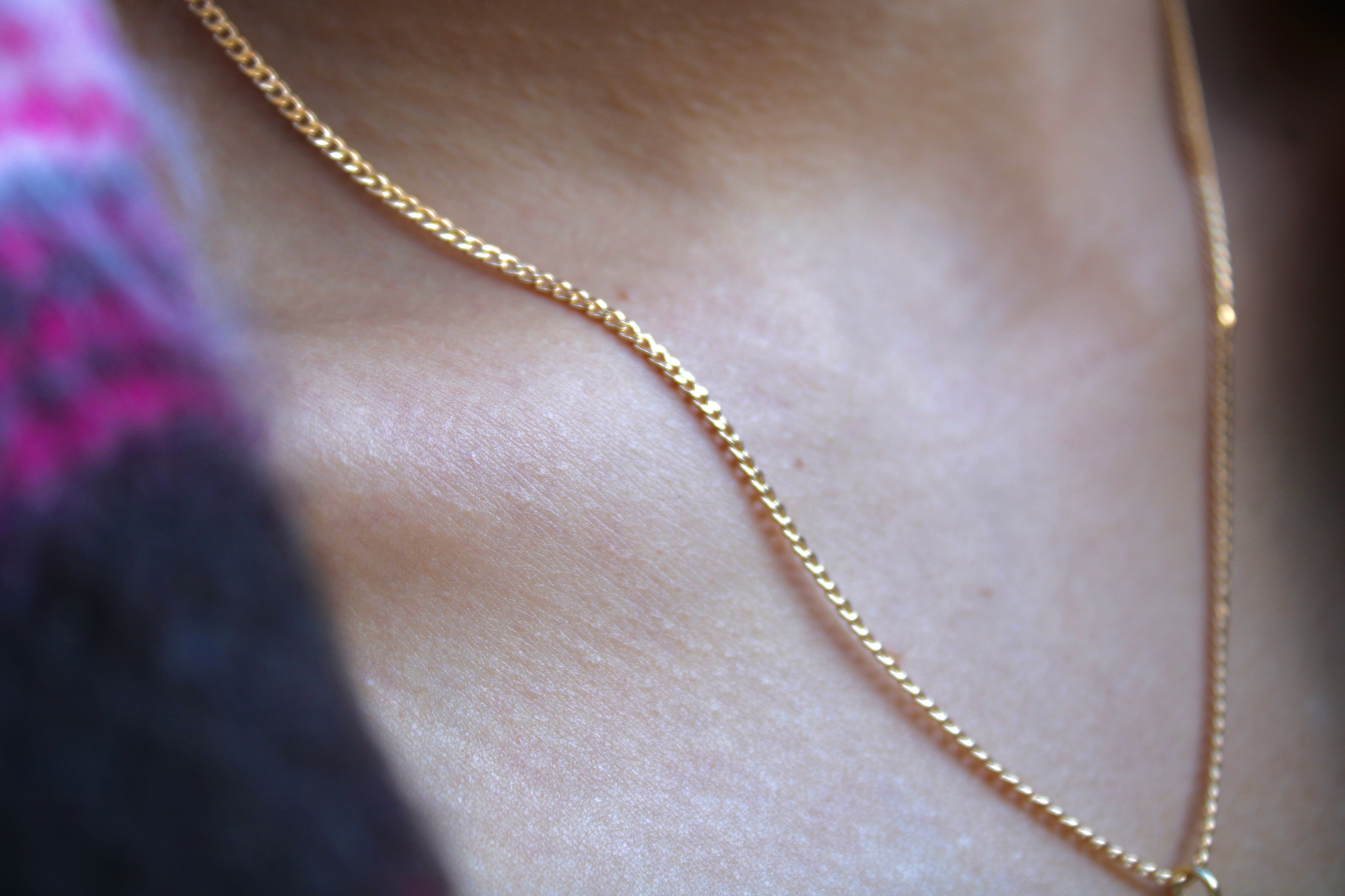 Vivian Grace Jewelry Necklace Gold Bee Medallion