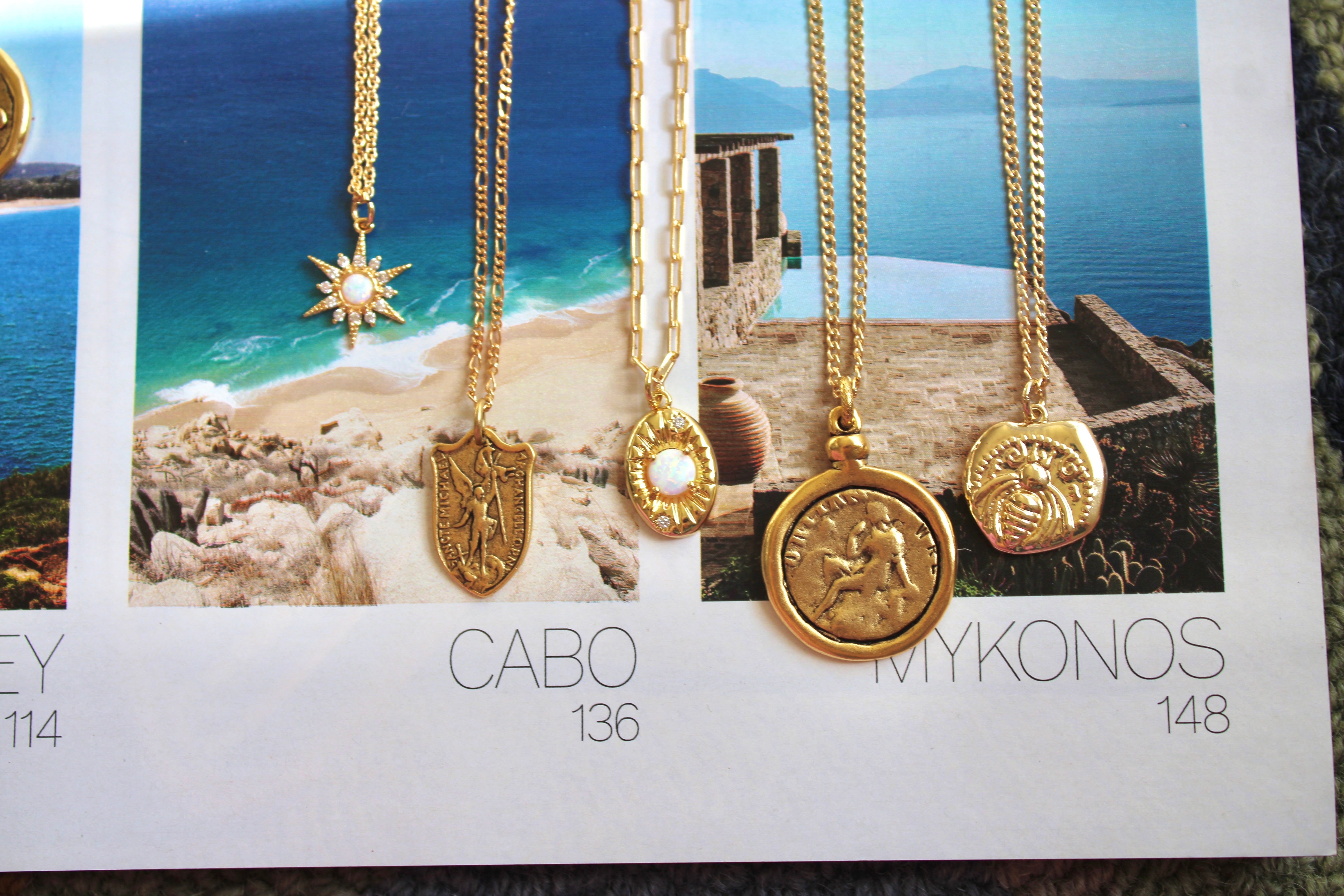 Vivian Grace Jewelry Necklace Gold Bee Medallion