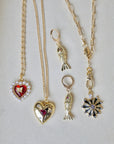 Vivian Grace Jewelry Necklace Gold Butterfly Pearl Heart Necklace