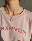 Vivian Grace Jewelry Necklace Gold Pave Enamel North Star Pendant