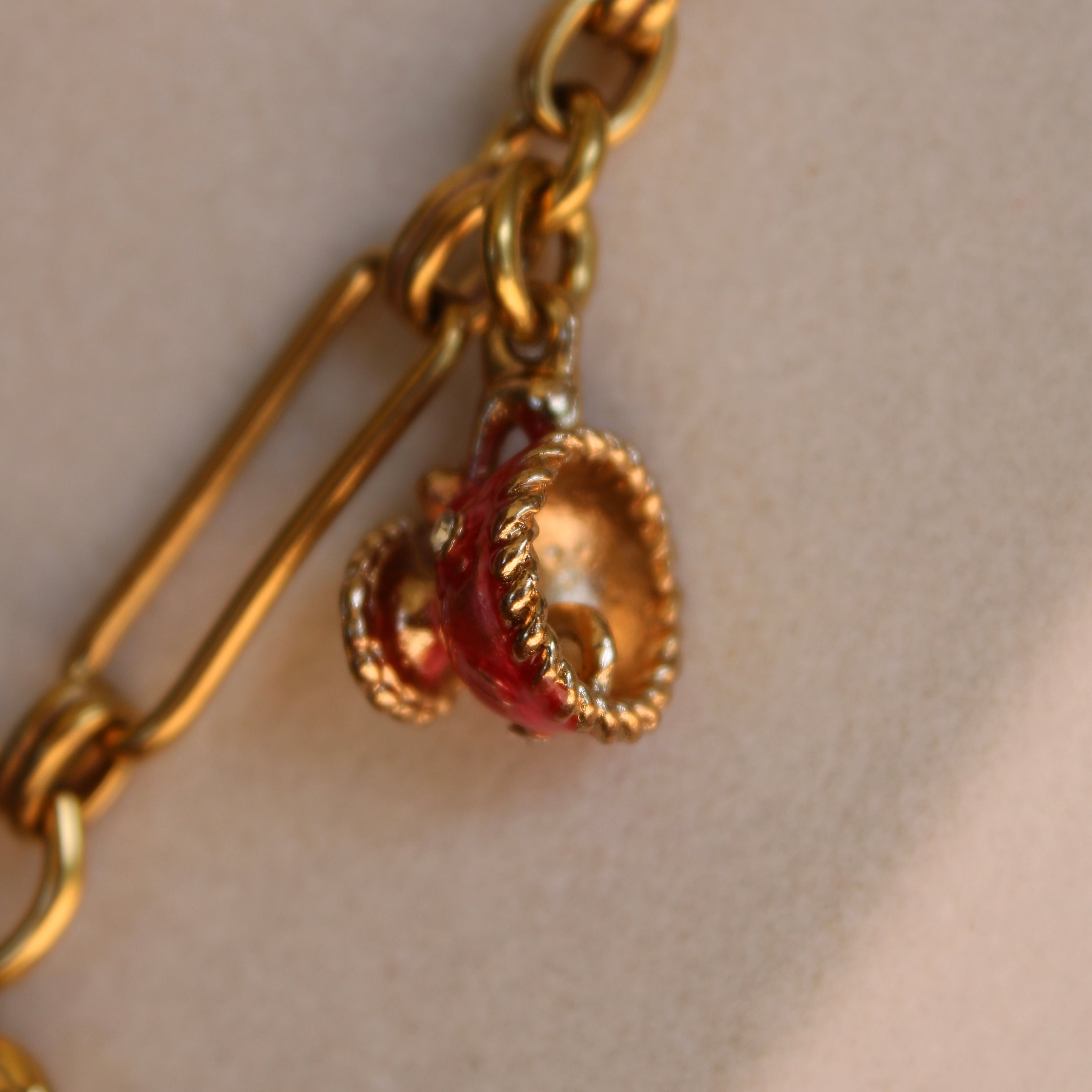 Vivian Grace Jewelry Necklace Gold The Vintage Tea Party Charm Necklace