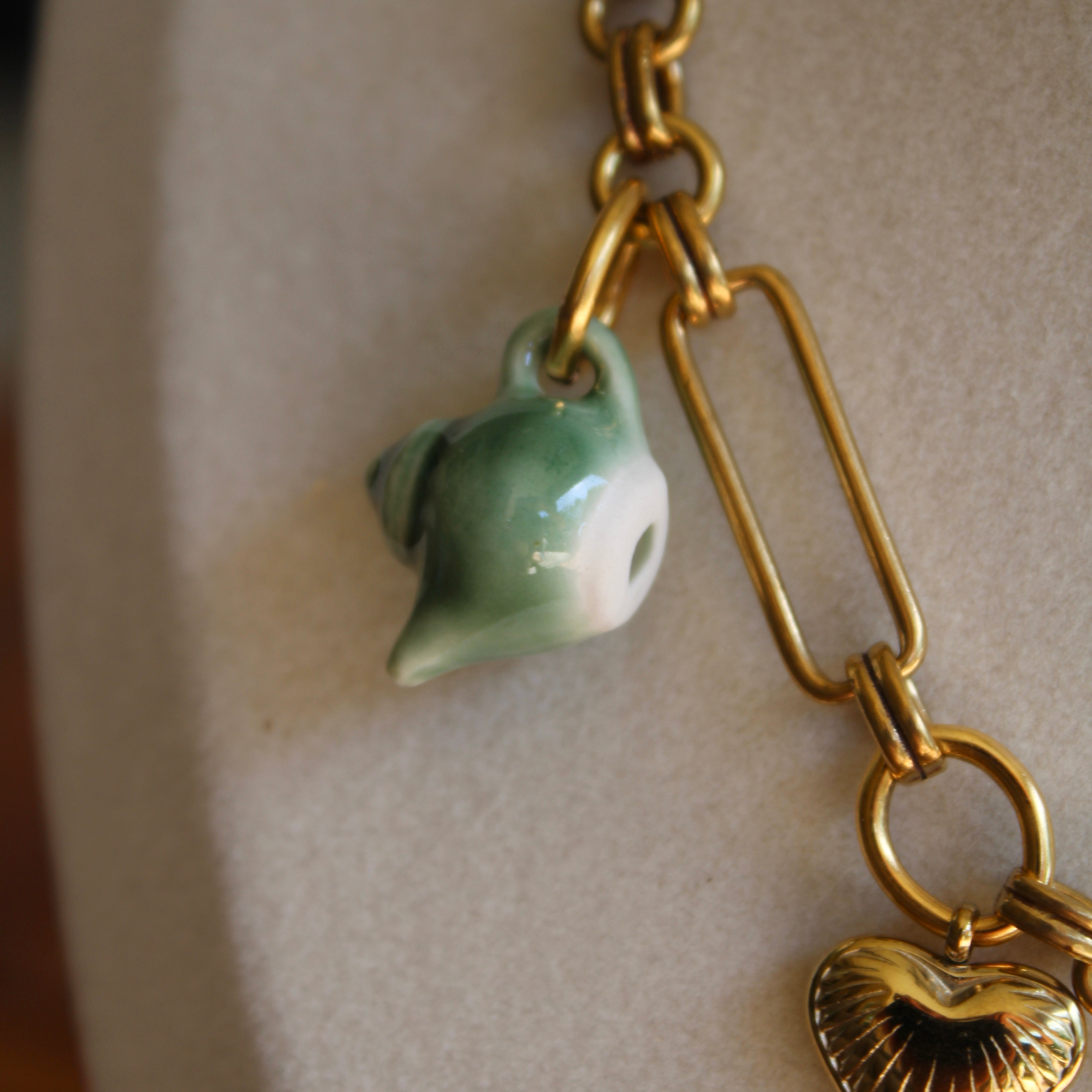 Vivian Grace Jewelry Necklace Gold The Vintage Tea Party Charm Necklace