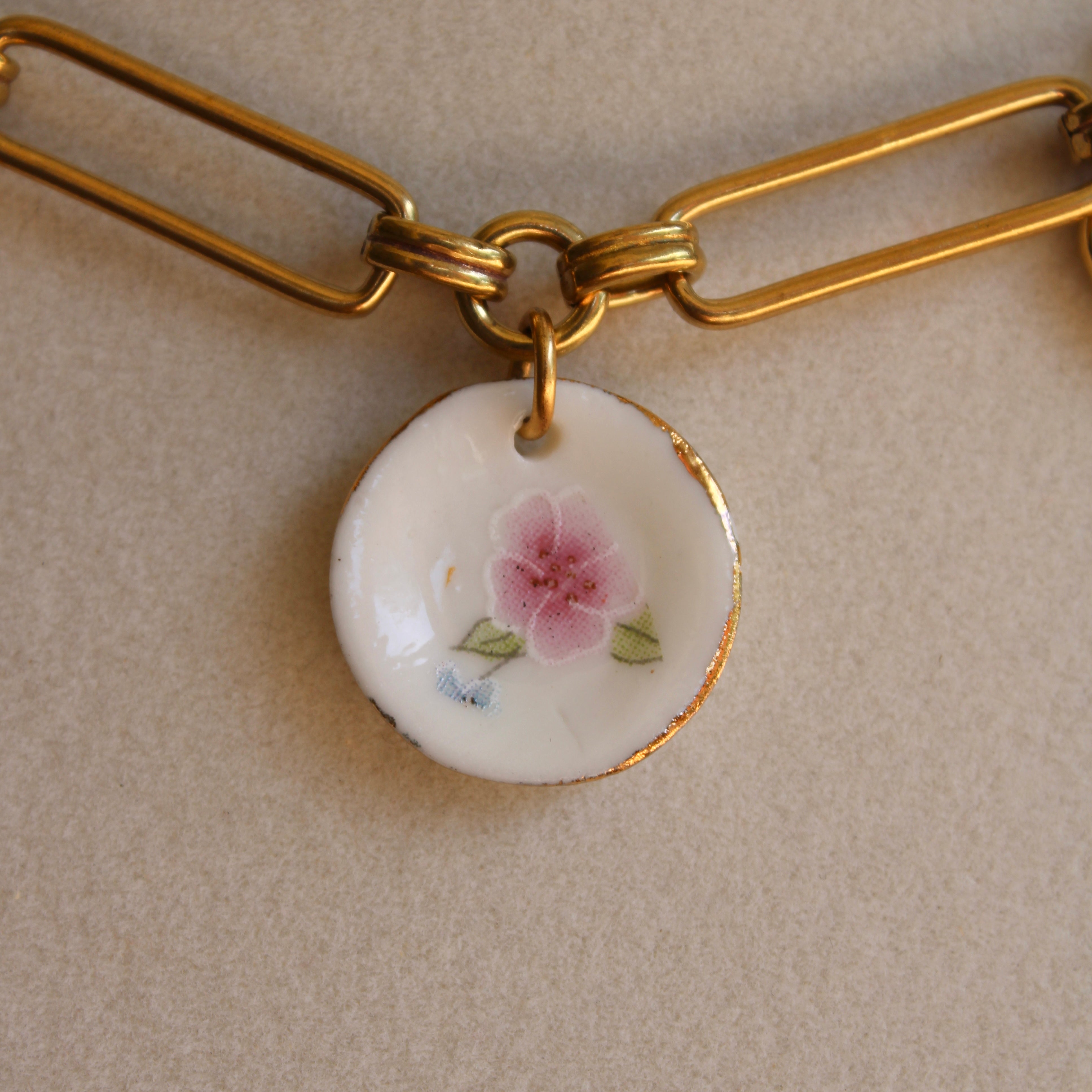 Vivian Grace Jewelry Necklace Gold The Vintage Tea Party Charm Necklace