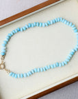 Vivian Grace Jewelry Necklace Hand Knotted Peruvian Opal Bead Necklace
