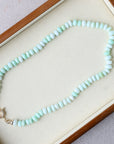 Vivian Grace Jewelry Necklace Hand Knotted Peruvian Opal Bead Necklace