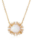 Vivian Grace Jewelry Necklace Kyocera Opal The Poppy Necklace