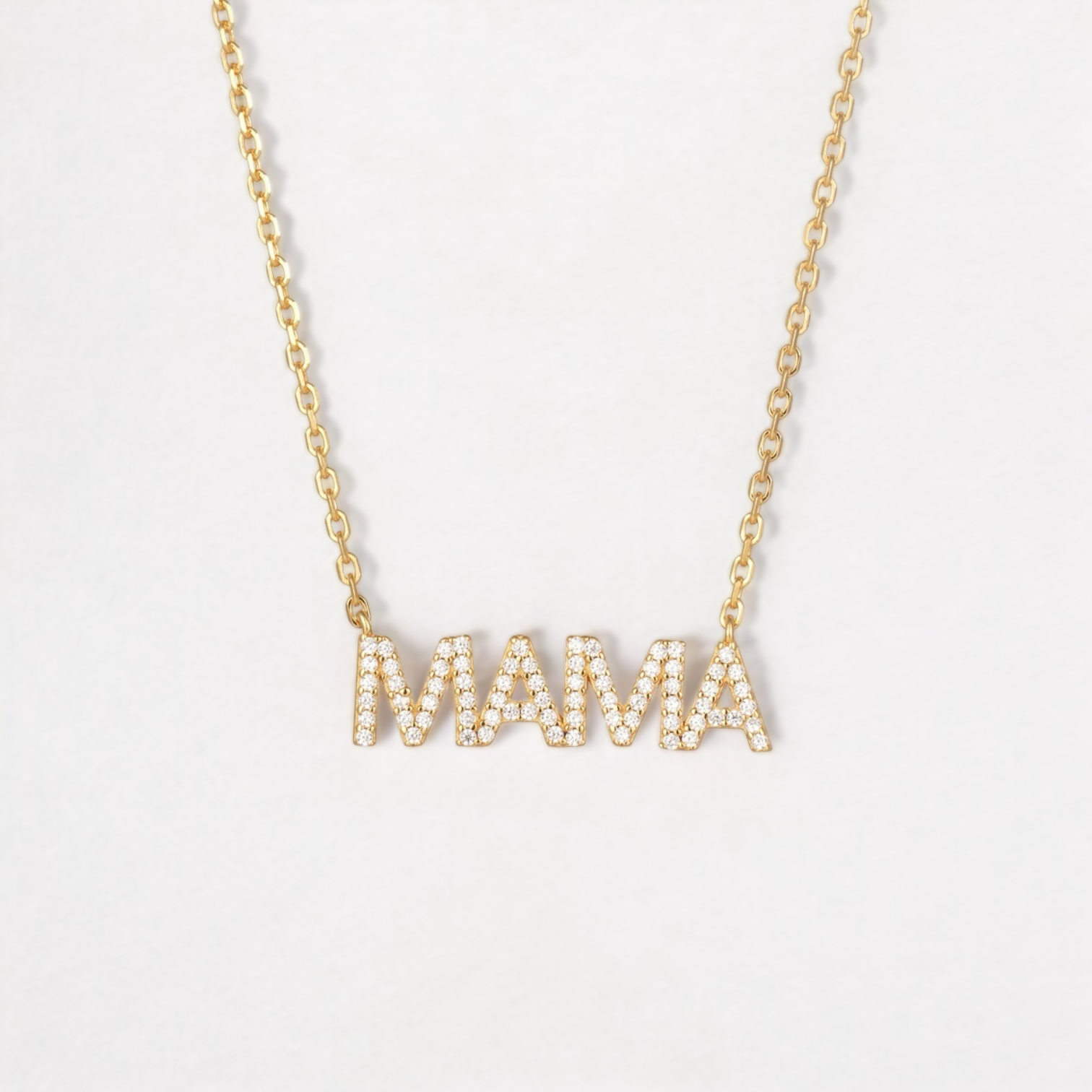 Vivian Grace Jewelry Necklace Pave MAMA Necklace