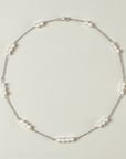 Vivian Grace Jewelry Necklace Silver Gwen Pearl Choker