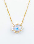 Vivian Grace Jewelry Necklace Skye Moonstone Necklace