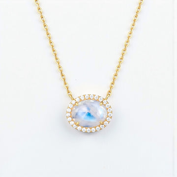 Vivian Grace Jewelry Necklace Skye Moonstone Necklace