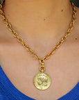 Vivian Grace Jewelry Necklace The Marianne French Coin Necklace