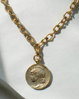 Vivian Grace Jewelry Necklace The Marianne French Coin Necklace