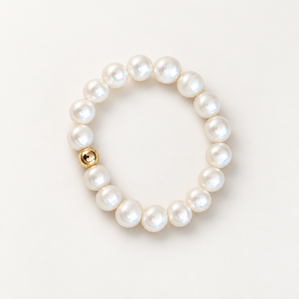 Vivian Grace Jewelry Ring 3mm Freshwater Pearl and 14k Gold Filled Bead Ring