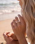 Vivian Grace Jewelry Ring 3mm Freshwater Pearl and 14k Gold Filled Bead Ring