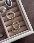 Vivian Grace Jewelry Ring 3mm Freshwater Pearl and 14k Gold Filled Bead Ring
