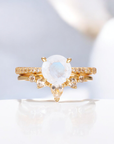 Vivian Grace Jewelry Ring Ava Moonstone & Topaz Ring Set