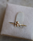 Vivian Grace Jewelry Ring Honey Bee Stacking Ring - 14k Gold Filled