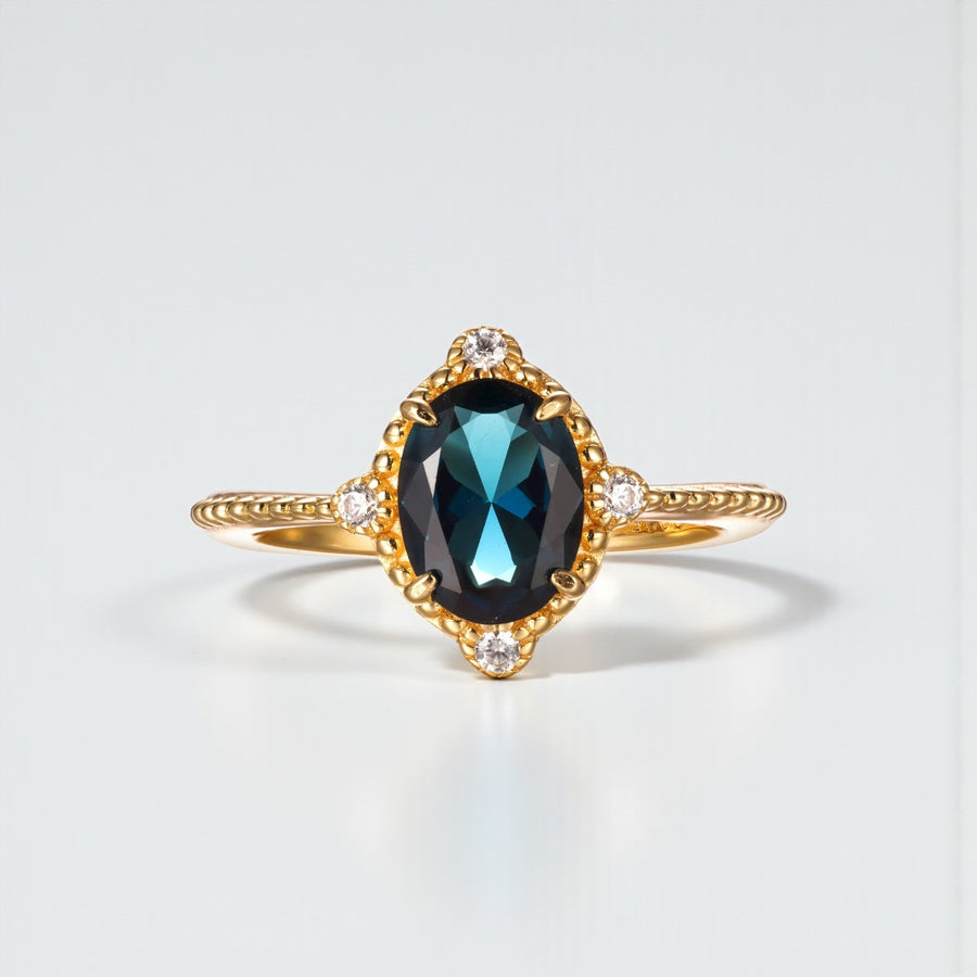 Ocean Versailles Ring - 14K Gold Vermeil – Vivian Grace