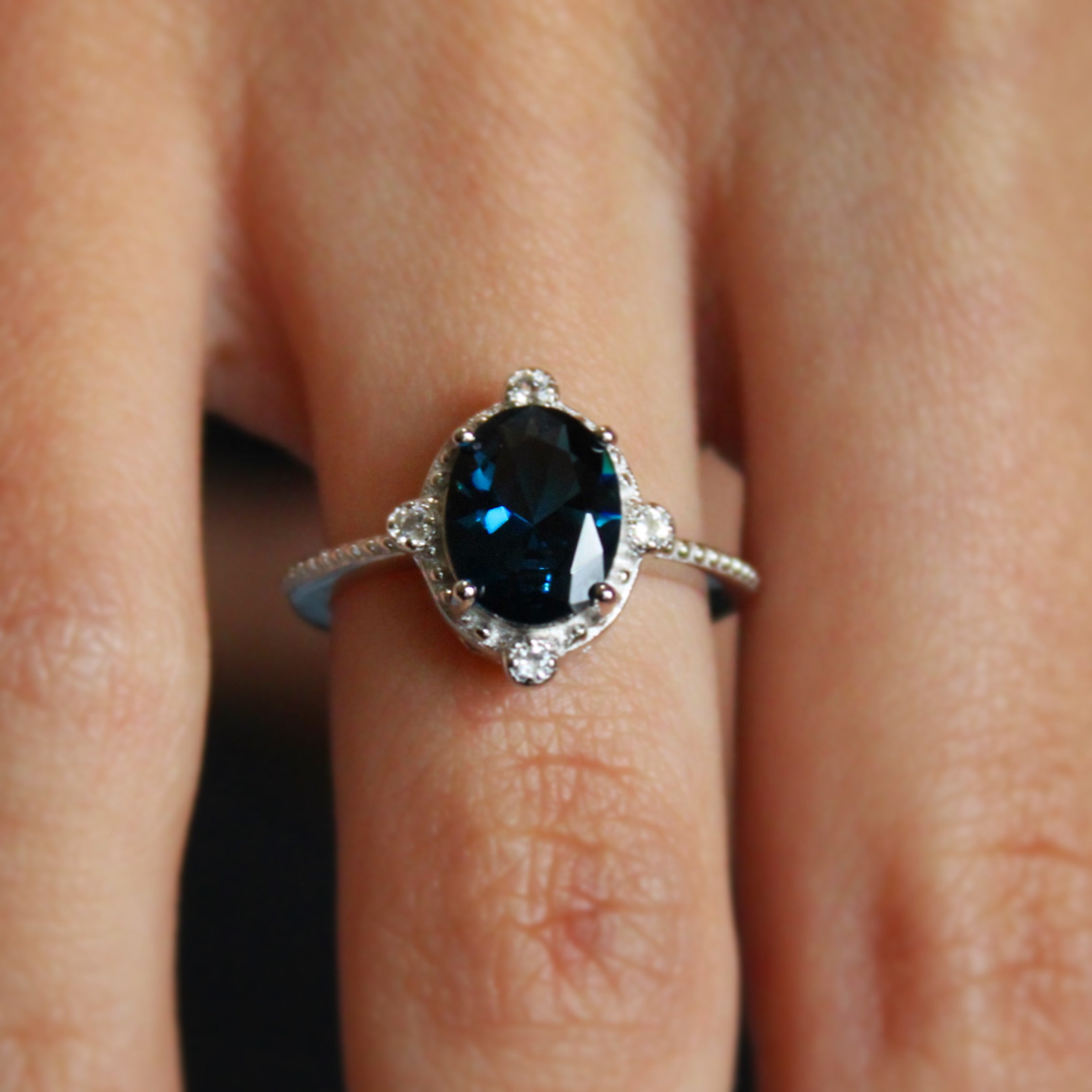 Vivian Grace Jewelry Ring Ocean Versailles Ring- Sterling Silver