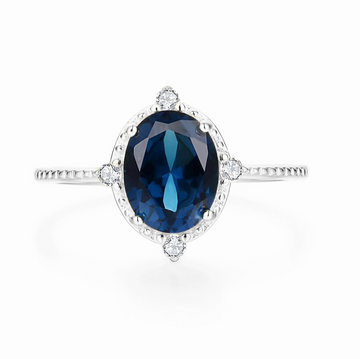 Vivian Grace Jewelry Ring Ocean Versailles Ring- Sterling Silver