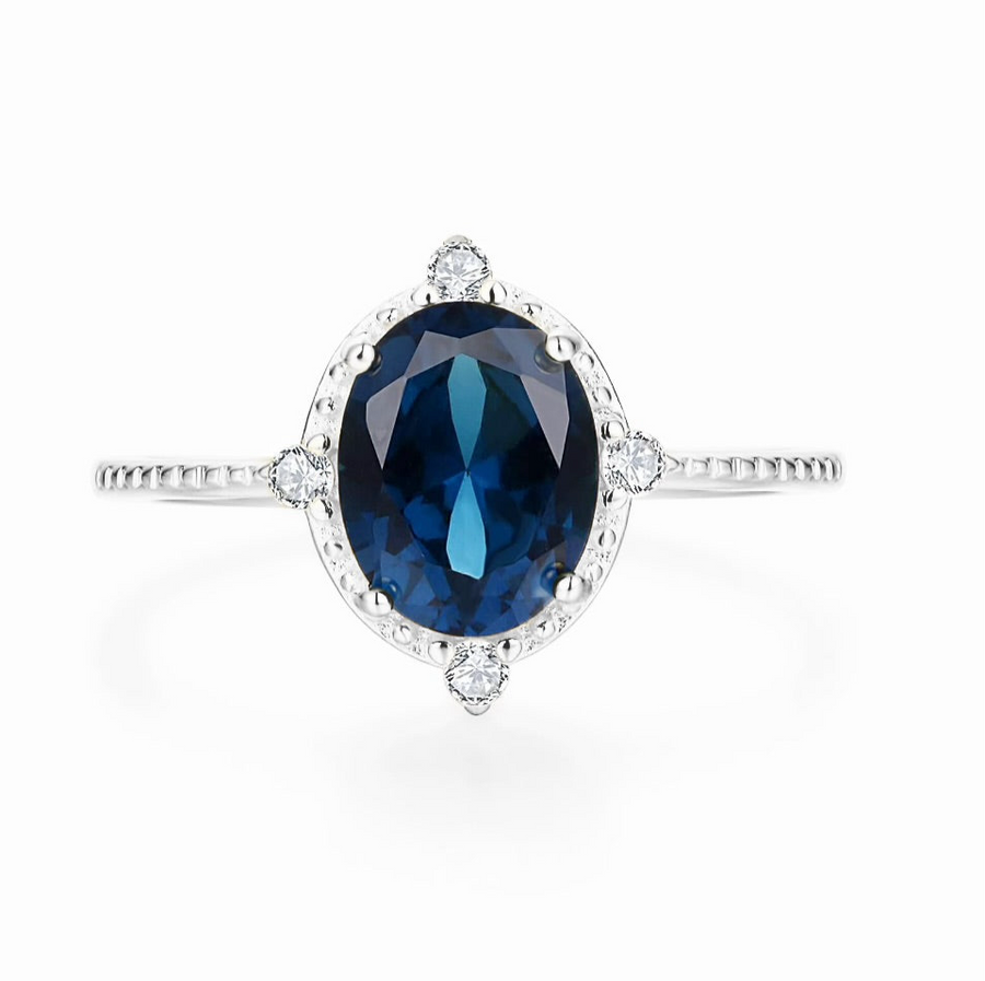 Vivian Grace Jewelry Ring Ocean Versailles Ring- Sterling Silver