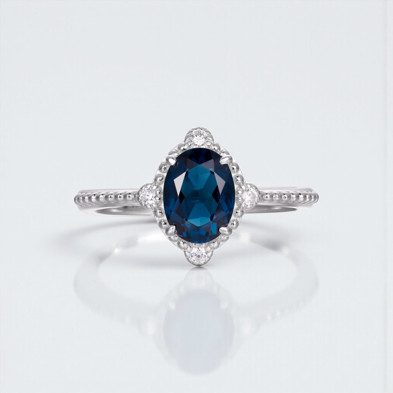 Vivian Grace Jewelry Ring Ocean Versailles Ring- Sterling Silver