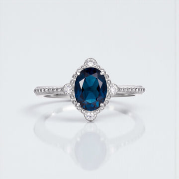 Vivian Grace Jewelry Ring Ocean Versailles Ring- Sterling Silver