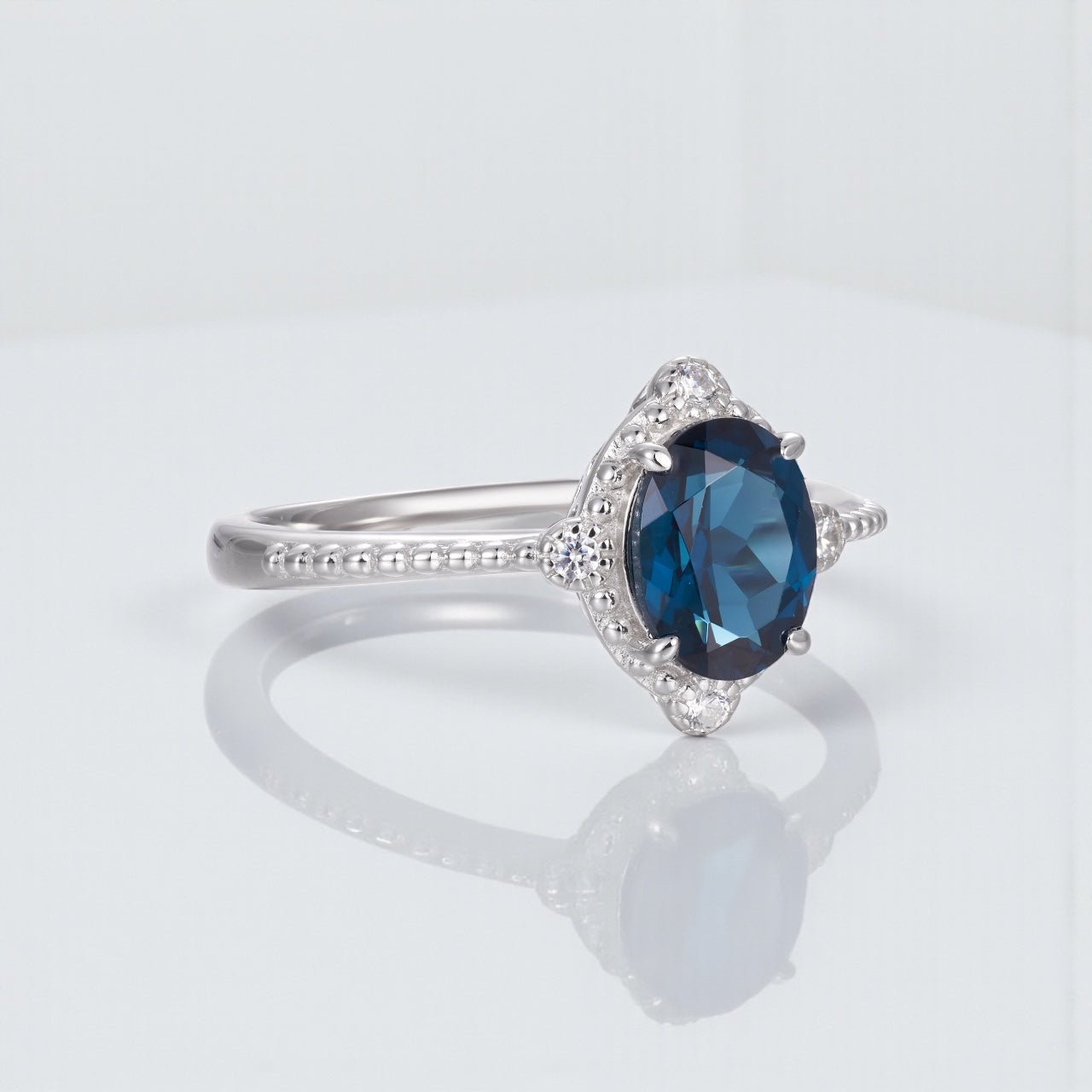 Vivian Grace Jewelry Ring Ocean Versailles Ring- Sterling Silver