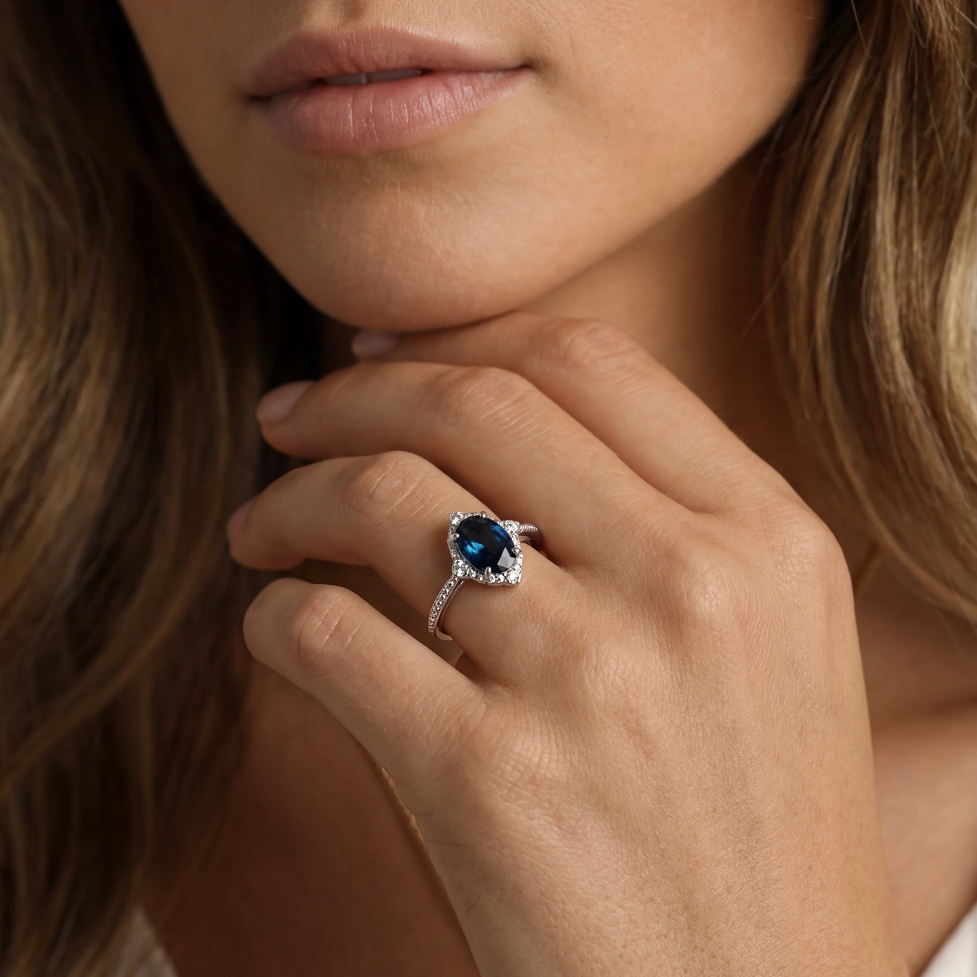 Vivian Grace Jewelry Ring Ocean Versailles Ring- Sterling Silver