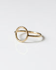 Vivian Grace Jewelry Ring Open Circle Stacking Ring - 14k GF