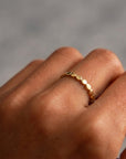 Vivian Grace Jewelry Ring Orb Stacking Band- 14k Gold Filled