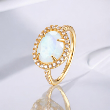 Vivian Grace Jewelry Ring Skye Moonstone Ring