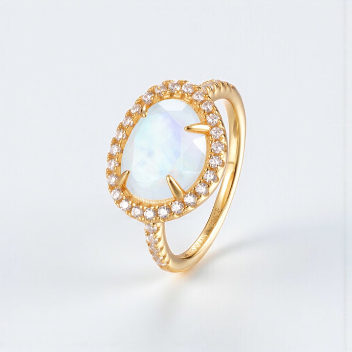 Vivian Grace Jewelry Ring Skye Moonstone Ring